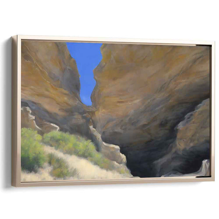 Epic Terrain Tale: A Dramatic Landscape Canvas Art Print
