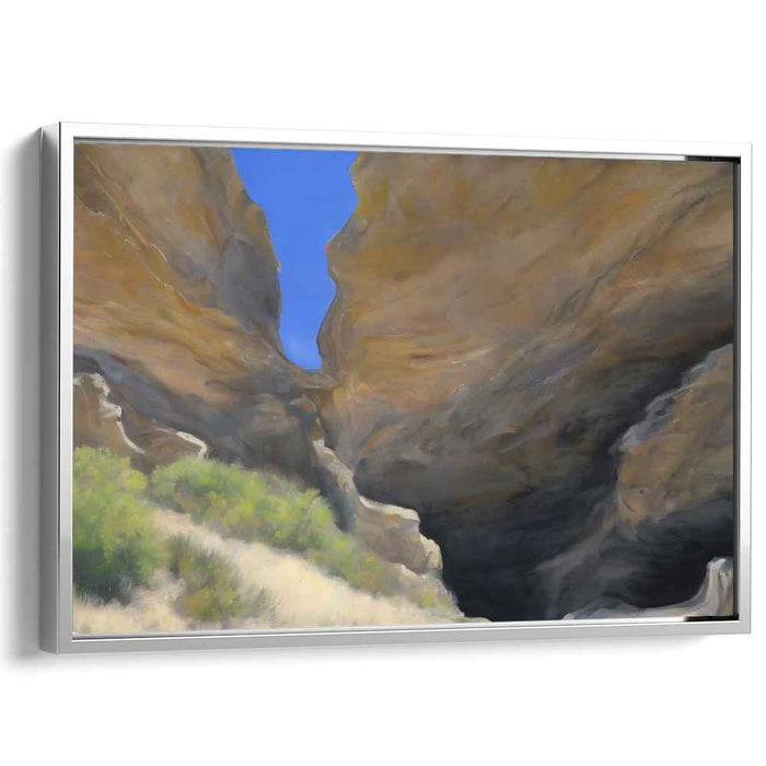 Epic Terrain Tale: A Dramatic Landscape Canvas Art Print