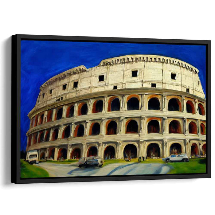 Eternal Echoes in Rome: The Colosseum Under a Deep Blue Sky