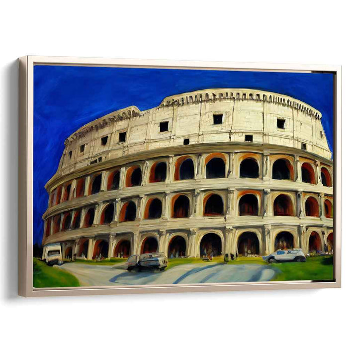 Eternal Echoes in Rome: The Colosseum Under a Deep Blue Sky