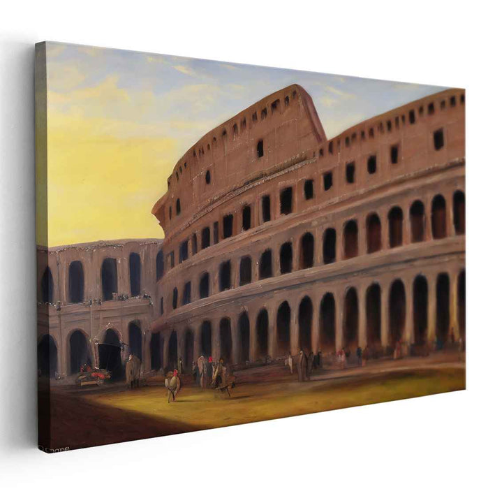 Sunset Over the Colosseum: A Timeless Tribute to Ancient Rome