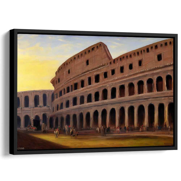 Sunset Over the Colosseum: A Timeless Tribute to Ancient Rome