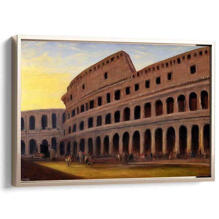 Sunset Over the Colosseum: A Timeless Tribute to Ancient Rome