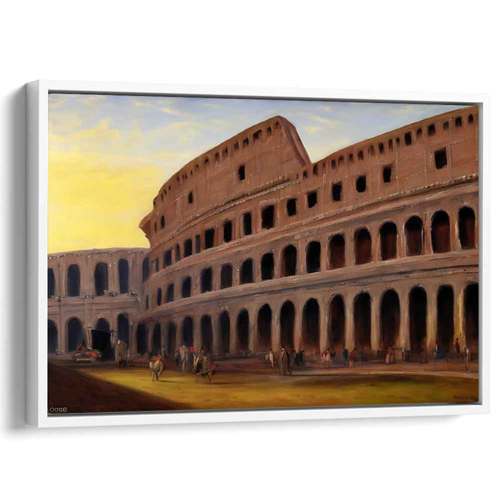 Sunset Over the Colosseum: A Timeless Tribute to Ancient Rome