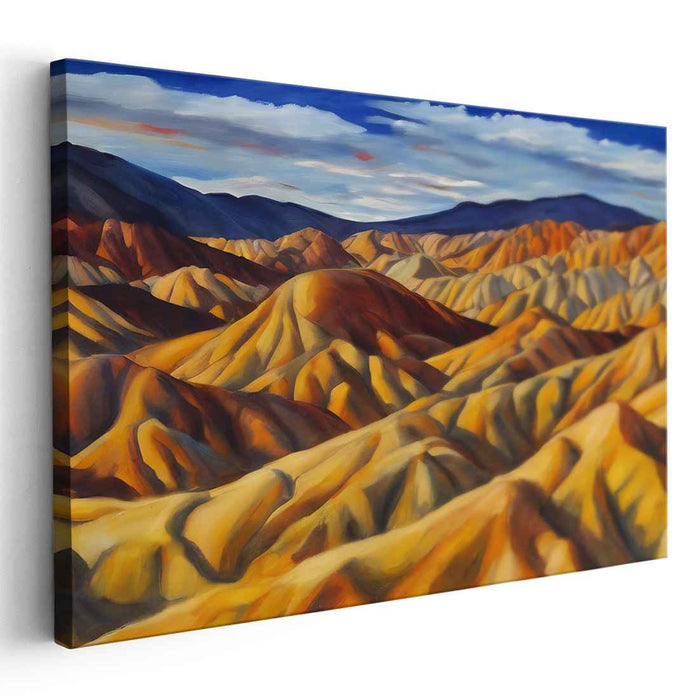 Sands Of Reverie: Majestic Desert Landscape Canvas Art