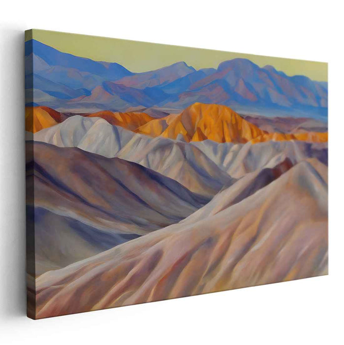 Abstract Peaks: A Modernist Landscape of Vibrant Mountains