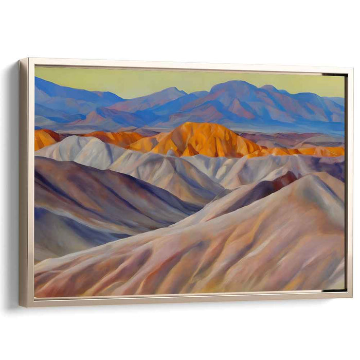 Abstract Peaks: A Modernist Landscape of Vibrant Mountains