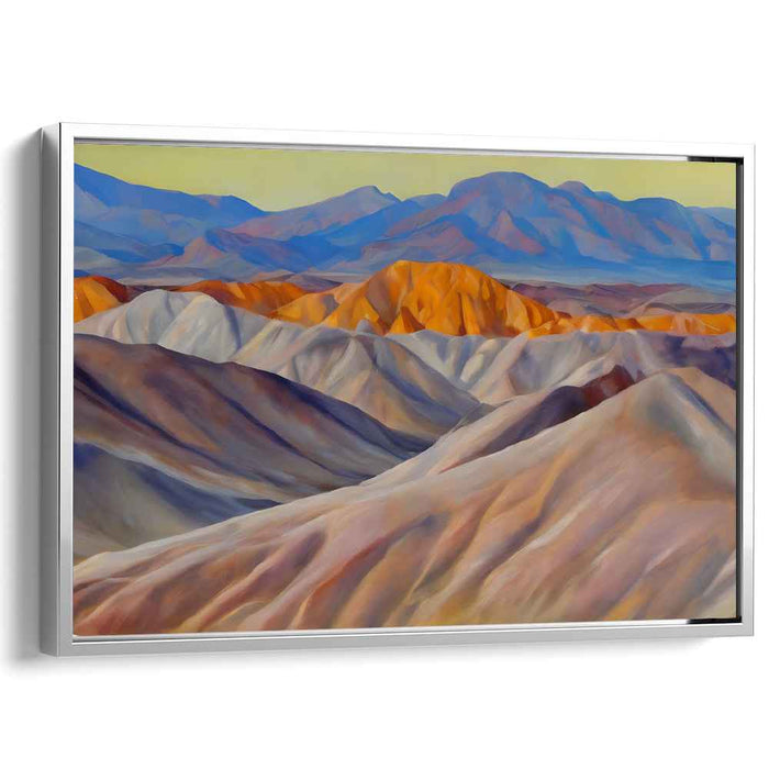 Abstract Peaks: A Modernist Landscape of Vibrant Mountains