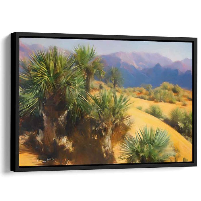 Golden Glow of Spike Stars: Yucca Plants Under the Sun