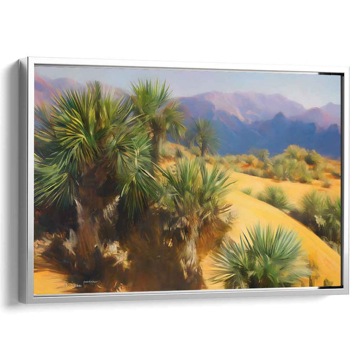 Golden Glow of Spike Stars: Yucca Plants Under the Sun