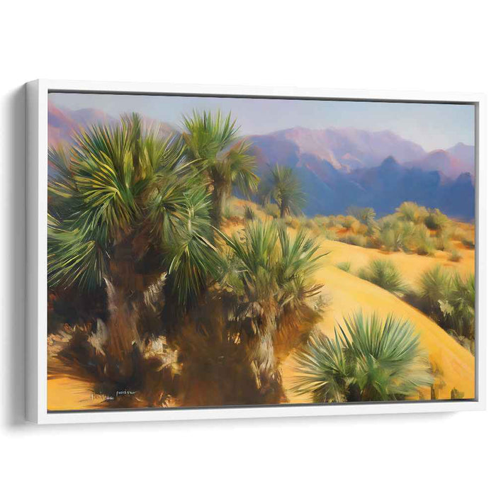 Golden Glow of Spike Stars: Yucca Plants Under the Sun