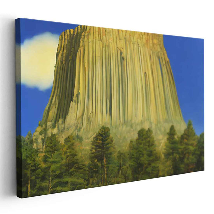 Natural Reflections: Realistic Landscape Canvas Art Print