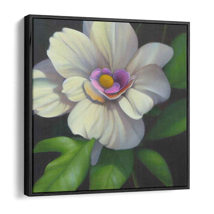 Elegant Magnolia: Realistic Floral Canvas Art Print