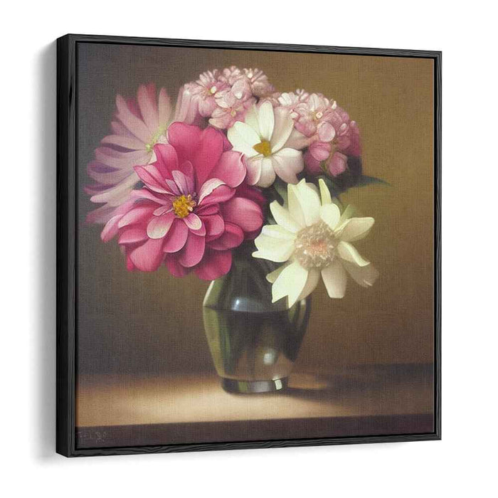 Blossom Whispers Beyond Time: Timeless Floral Elegance Canvas Art Print