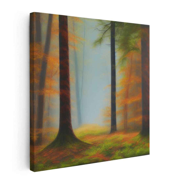 Tranquil Canvas Meadow: Serene Nature Canvas Art Print