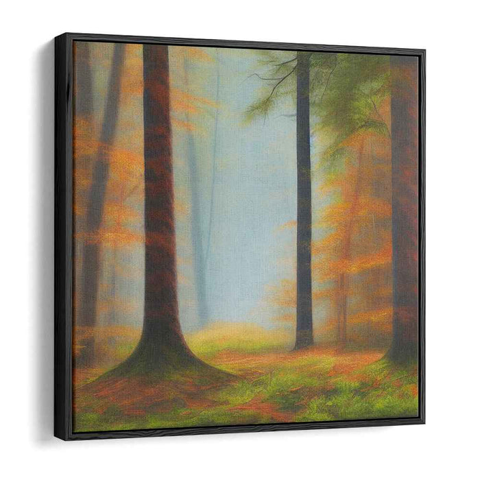 Tranquil Canvas Meadow: Serene Nature Canvas Art Print