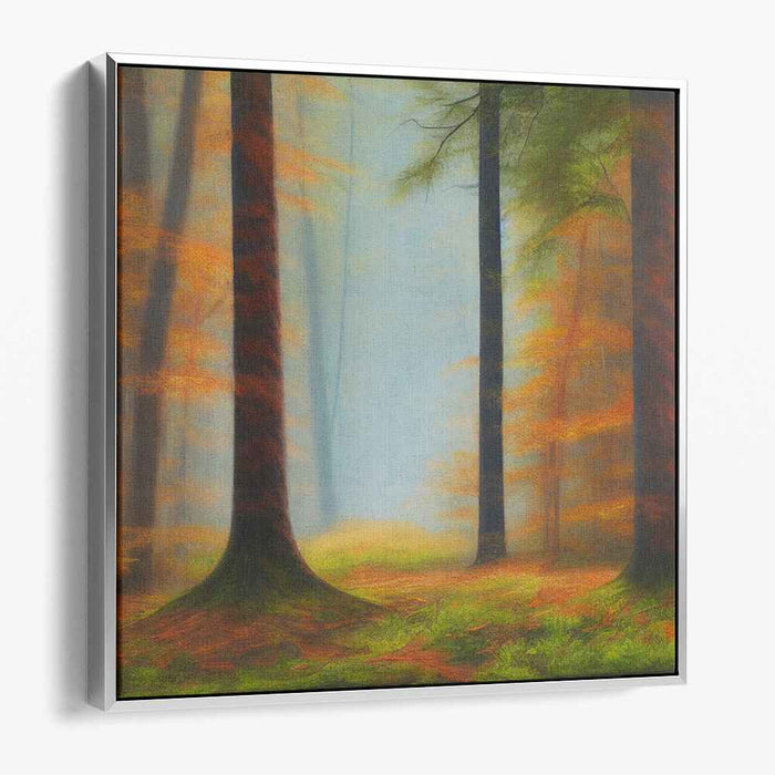 Tranquil Canvas Meadow: Serene Nature Canvas Art Print