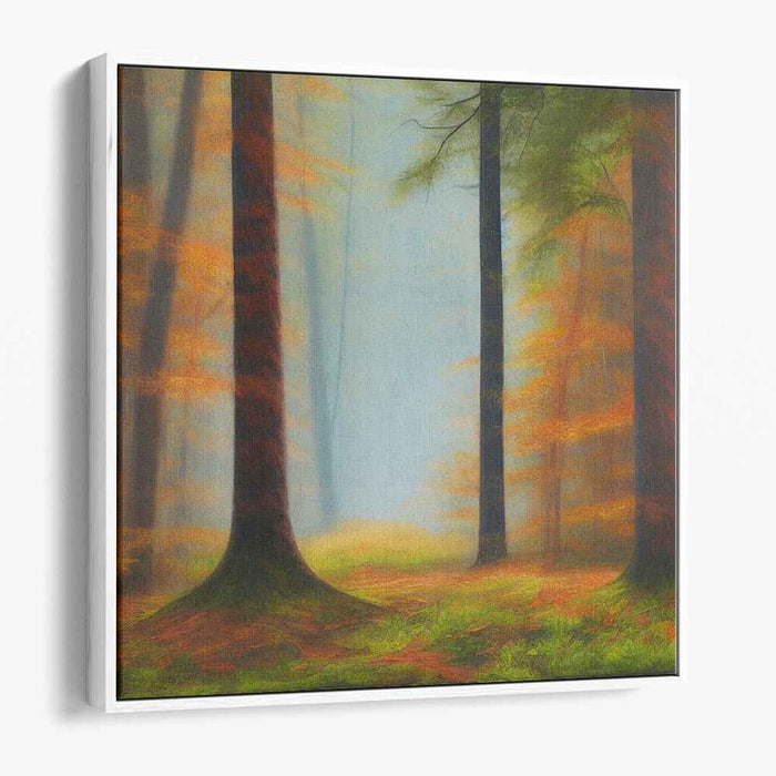 Tranquil Canvas Meadow: Serene Nature Canvas Art Print