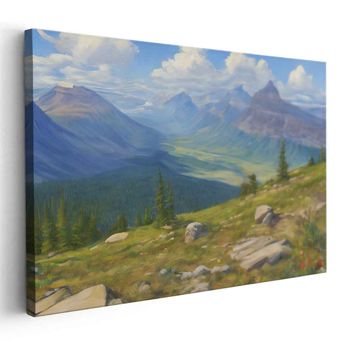 Natural Opus: Realistic Landscape Oil Painting