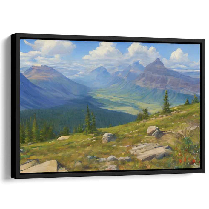 Natural Opus: Realistic Landscape Oil Painting