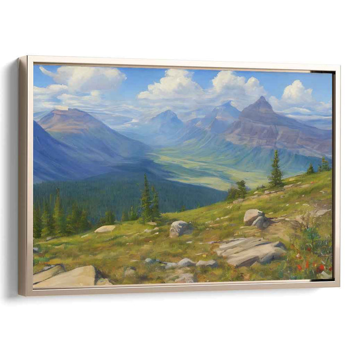 Natural Opus: Realistic Landscape Oil Painting