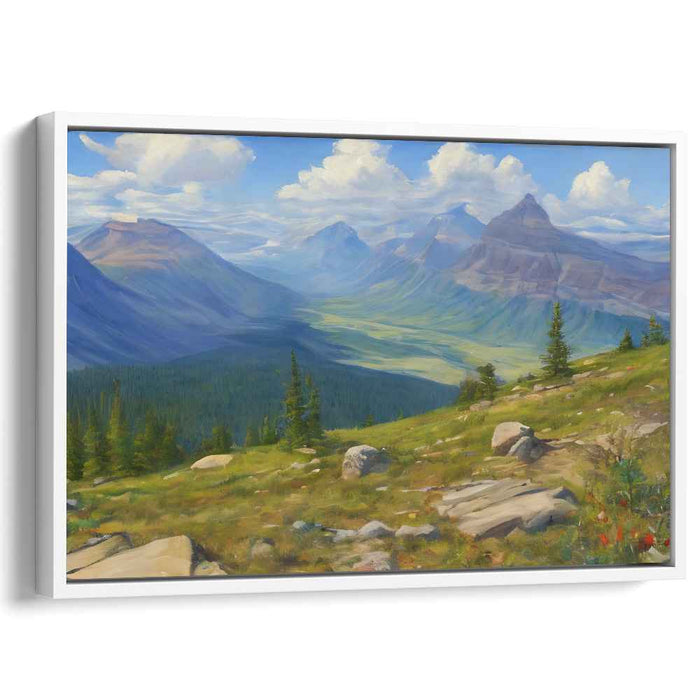 Natural Opus: Realistic Landscape Oil Painting