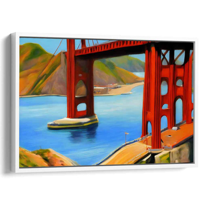Authentic Earth Impressions: Realistic Landscape Canvas Art Print