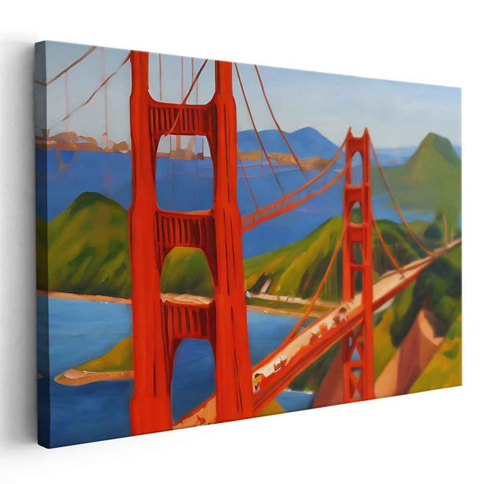 Realism Golden Gate Bridge #128
