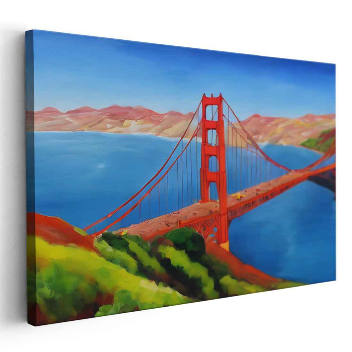 Landscape Melodies: Vivid Landscape Canvas Art Print