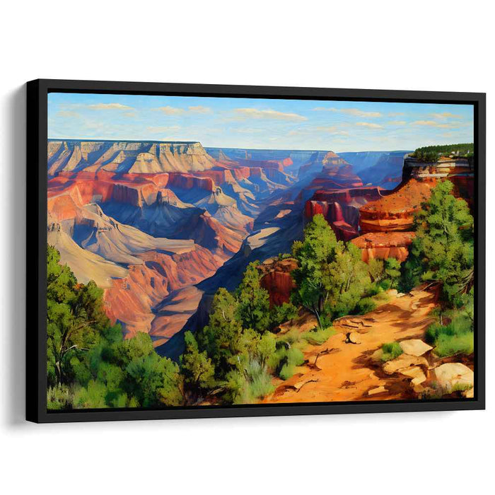 Canyon's Embrace: Grand Canyon Landscape Oil Painting