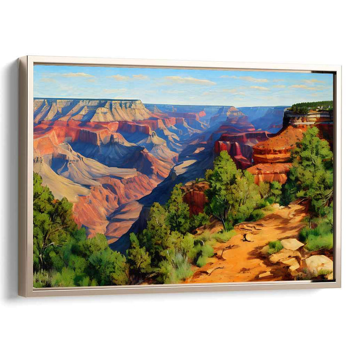 Canyon's Embrace: Grand Canyon Landscape Oil Painting