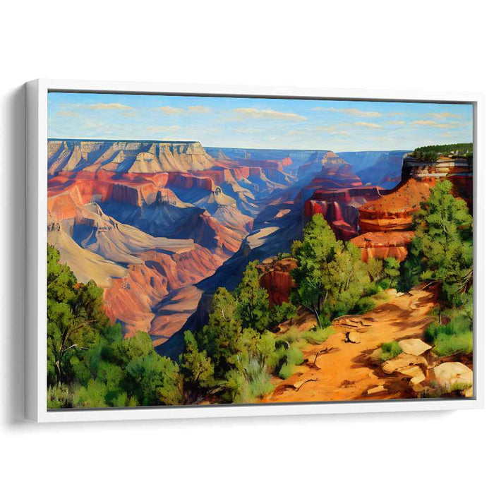 Canyon's Embrace: Grand Canyon Landscape Oil Painting