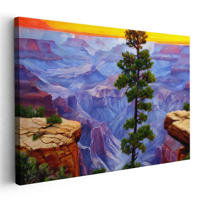 Vigil of the Evergreen: A Solitary Pine Stands Tall