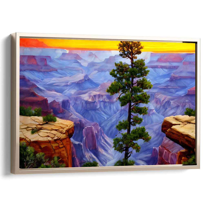 Vigil of the Evergreen: A Solitary Pine Stands Tall