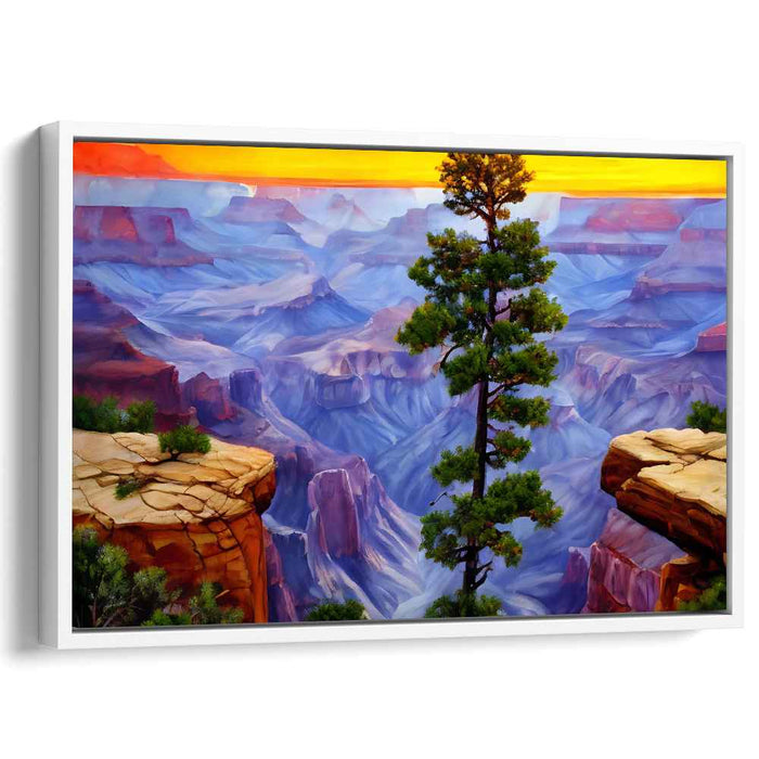 Vigil of the Evergreen: A Solitary Pine Stands Tall