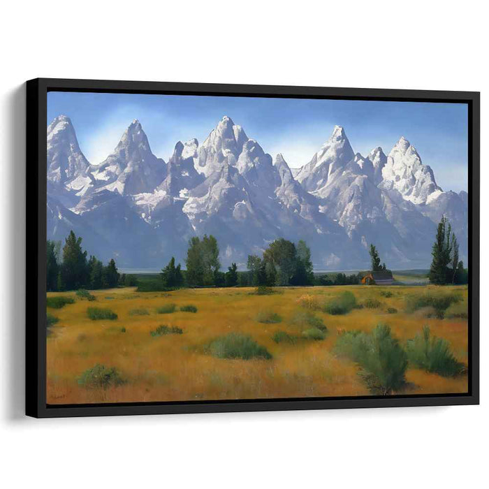 True to Nature Impressions: Realistic Landscape Canvas Art Print