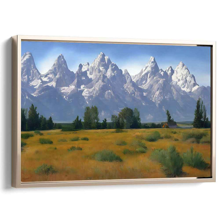 True to Nature Impressions: Realistic Landscape Canvas Art Print