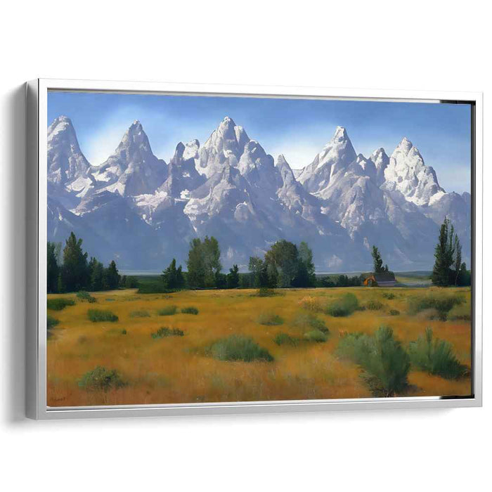 True to Nature Impressions: Realistic Landscape Canvas Art Print