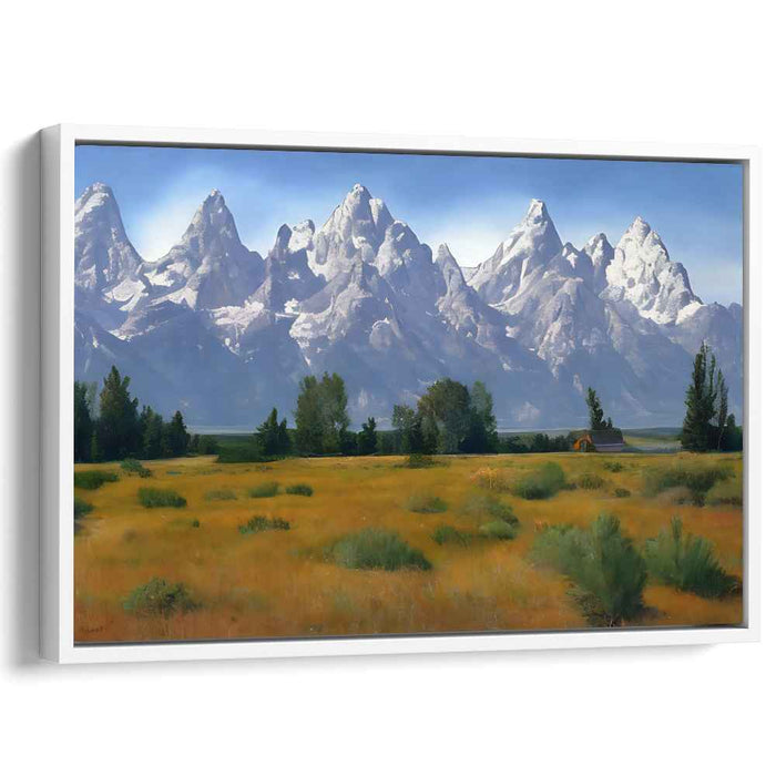 True to Nature Impressions: Realistic Landscape Canvas Art Print