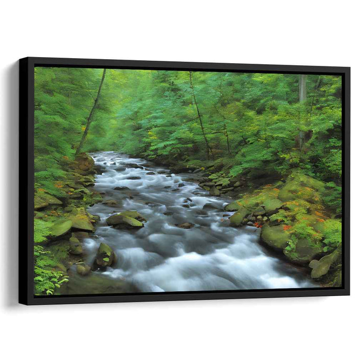 Zenith Meadows: Tranquil Nature Landscape Canvas Art Print