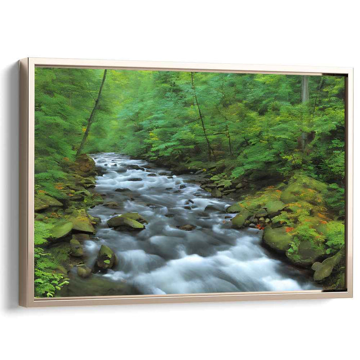 Zenith Meadows: Tranquil Nature Landscape Canvas Art Print
