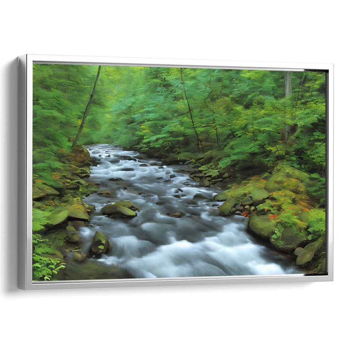 Zenith Meadows: Tranquil Nature Landscape Canvas Art Print