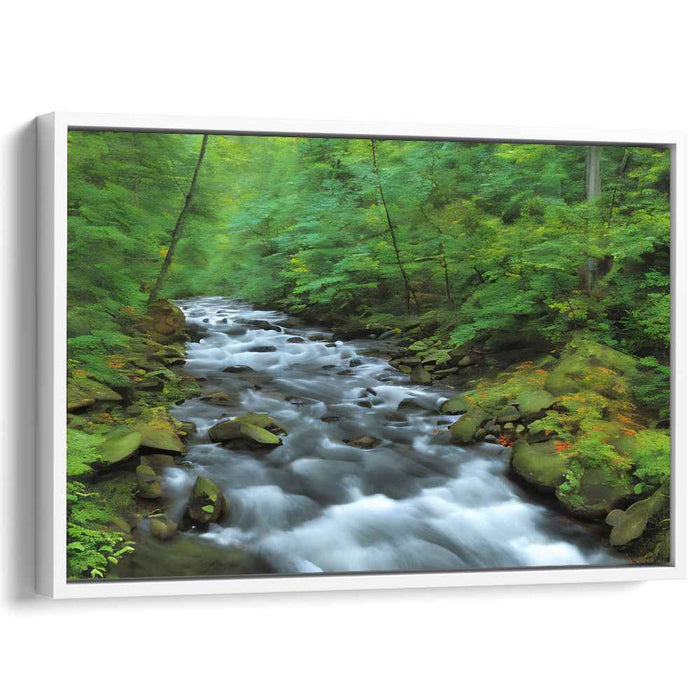 Zenith Meadows: Tranquil Nature Landscape Canvas Art Print