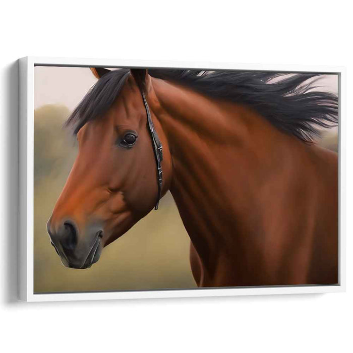 Equine Elegance Unveiled: Hyper-Realistic Chestnut Horse Portrait