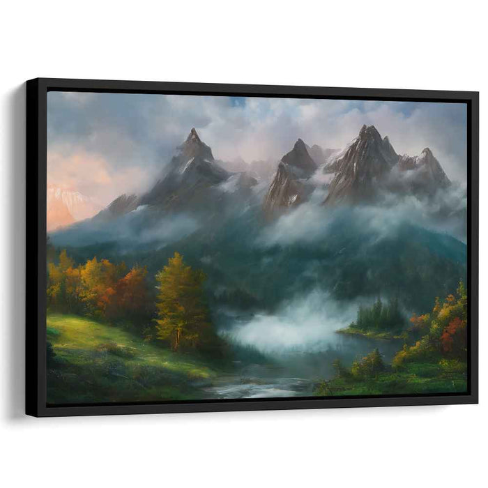 Season's Palette: Autumn Landscape Canvas Art Print