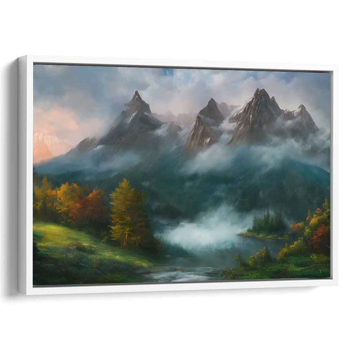 Season's Palette: Autumn Landscape Canvas Art Print