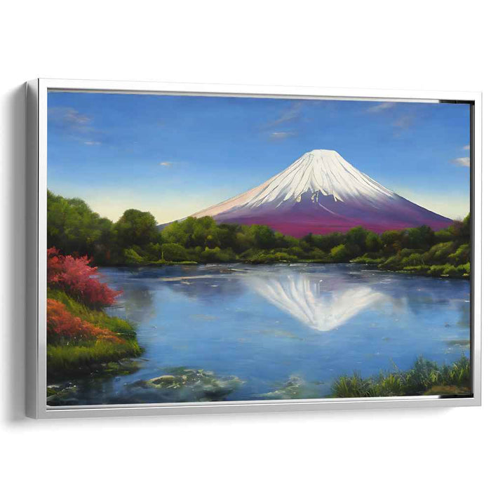 Eternal Fuji Essence: Majestic Mount Fuji Landscape Canvas Art