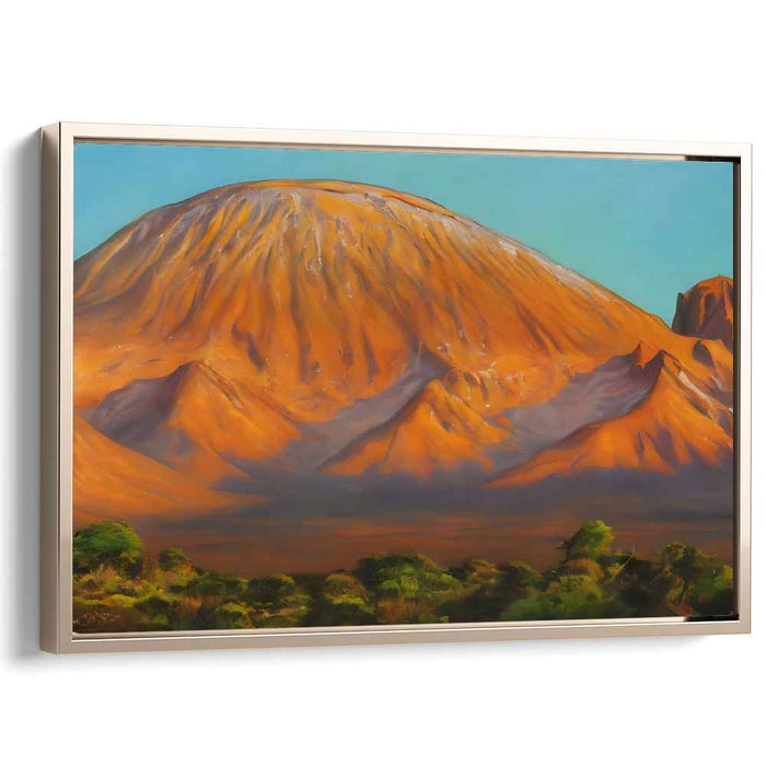 Authentic Tranquility: Realistic Landscape Canvas Art Print