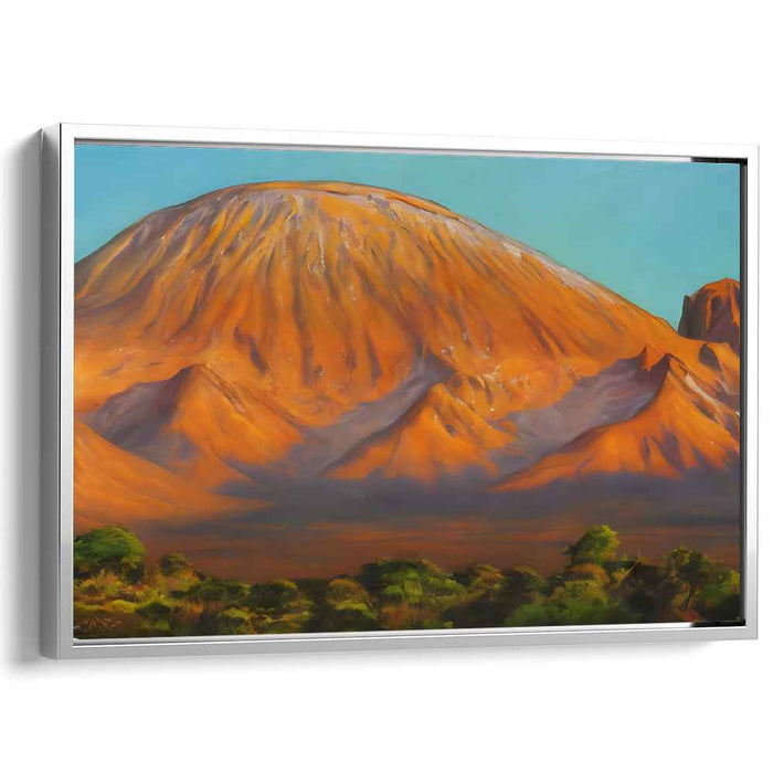 Authentic Tranquility: Realistic Landscape Canvas Art Print
