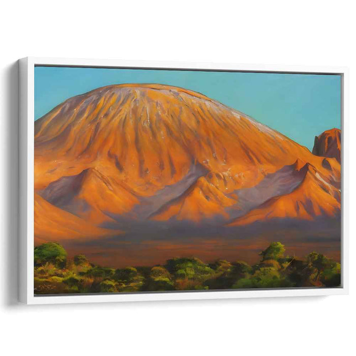 Authentic Tranquility: Realistic Landscape Canvas Art Print